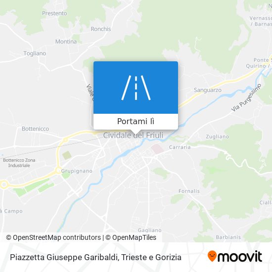 Mappa Piazzetta Giuseppe Garibaldi