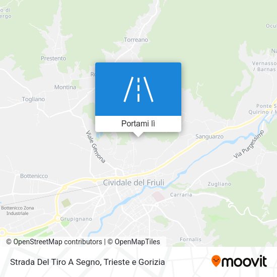 Mappa Strada Del Tiro A Segno