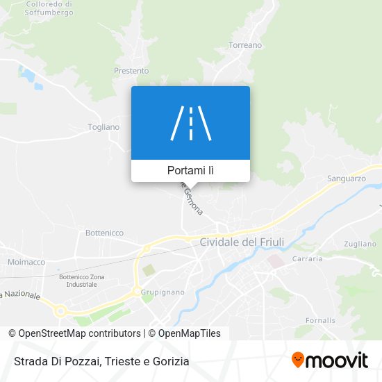 Mappa Strada Di Pozzai