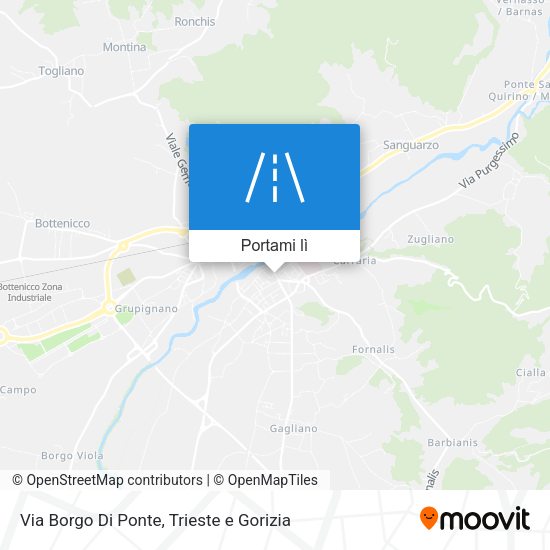 Mappa Via Borgo Di Ponte