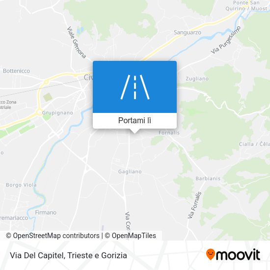 Mappa Via Del Capitel