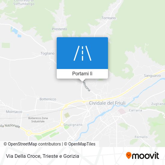 Mappa Via Della Croce