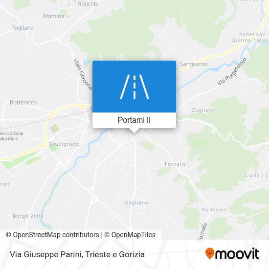 Mappa Via Giuseppe Parini