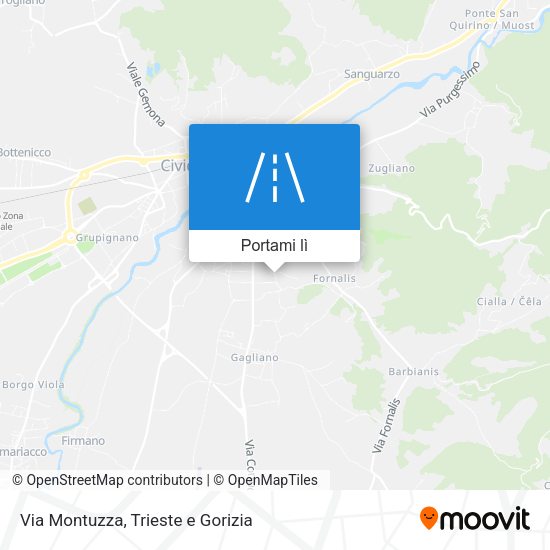 Mappa Via Montuzza