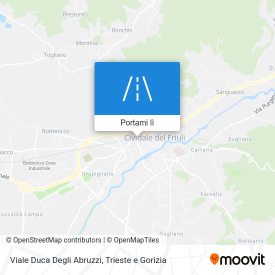 Mappa Viale Duca Degli Abruzzi