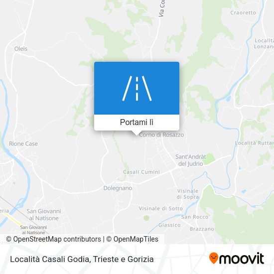 Mappa Località Casali Godia