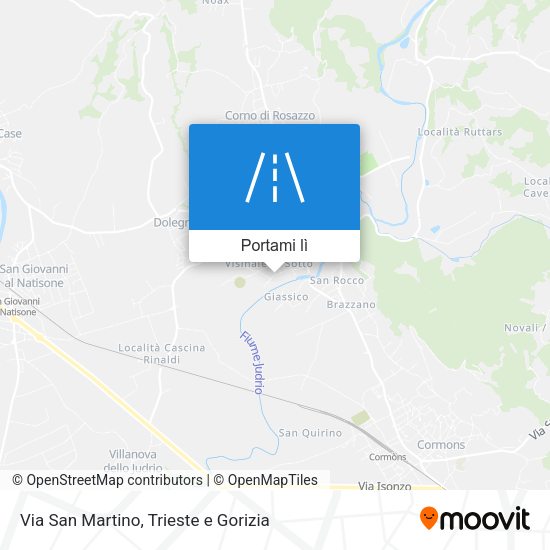 Mappa Via San Martino