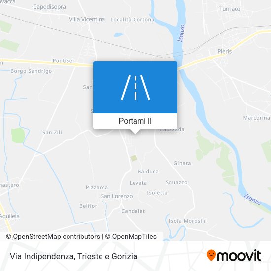 Mappa Via Indipendenza