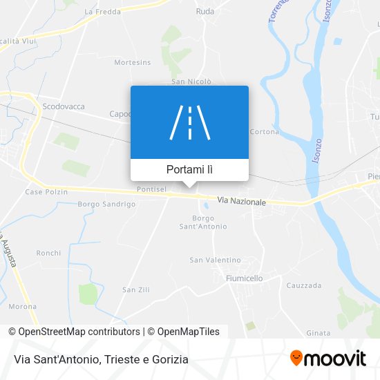 Mappa Via Sant'Antonio