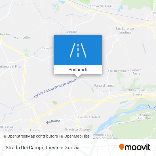 Mappa Strada Dei Campi