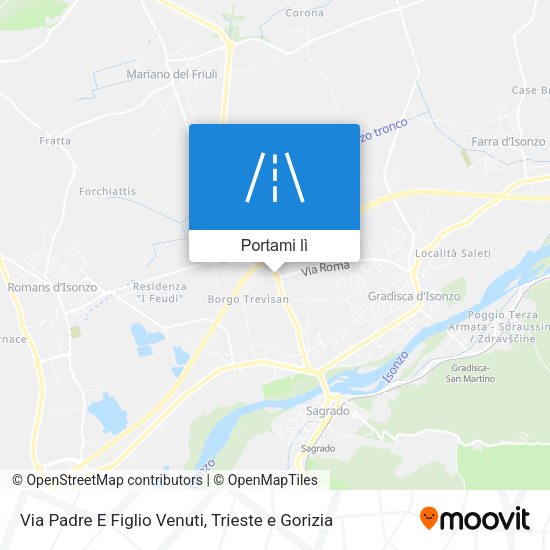 Mappa Via Padre E Figlio Venuti