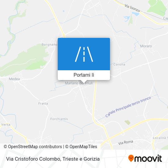 Mappa Via Cristoforo Colombo