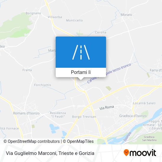Mappa Via Guglielmo Marconi