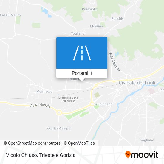 Mappa Vicolo Chiuso