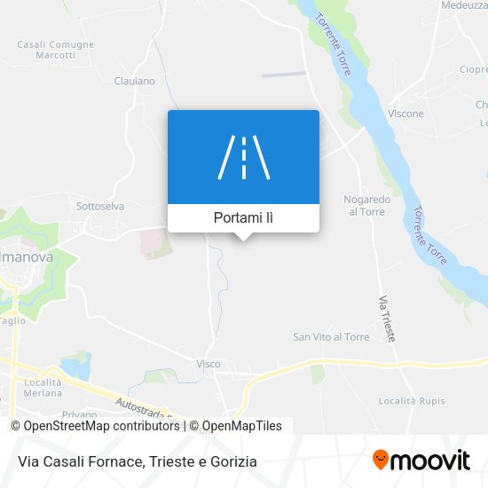 Mappa Via Casali Fornace