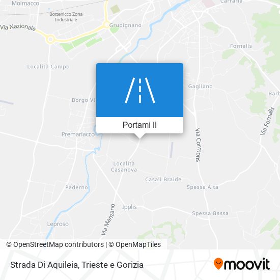 Mappa Strada Di Aquileia