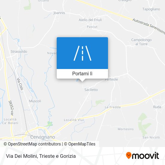 Mappa Via Dei Molini
