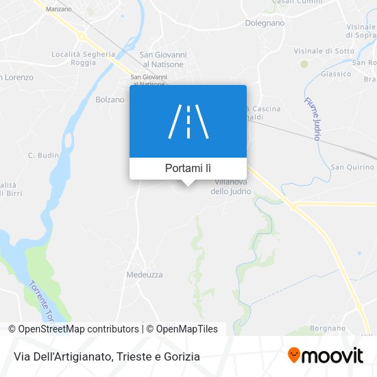 Mappa Via Dell'Artigianato