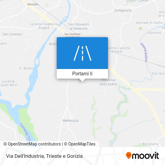 Mappa Via Dell'Industria