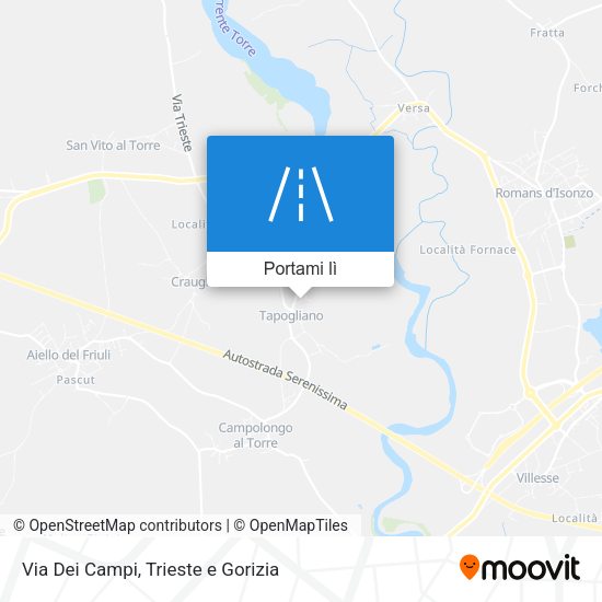 Mappa Via Dei Campi