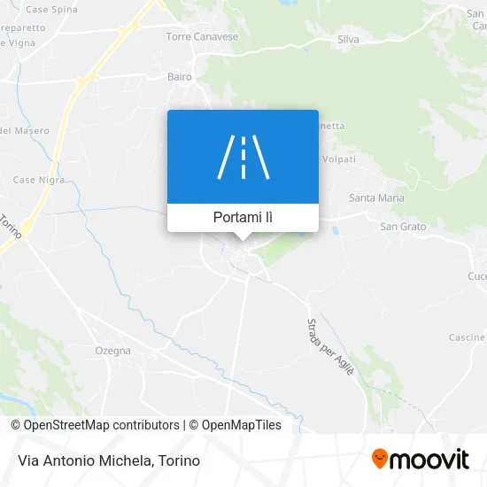 Mappa Via Antonio Michela