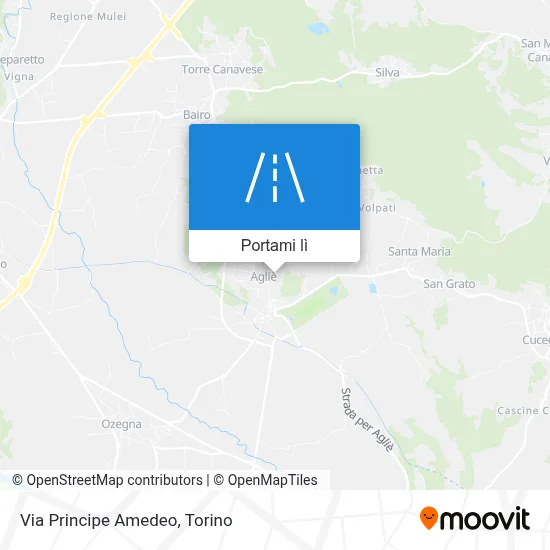 Mappa Via Principe Amedeo