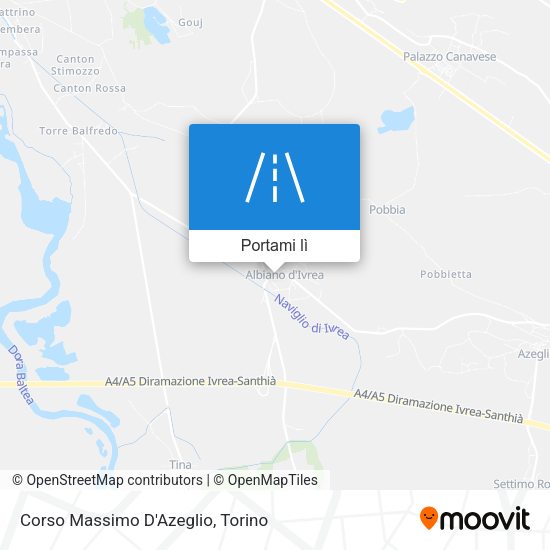 Mappa Corso Massimo D'Azeglio