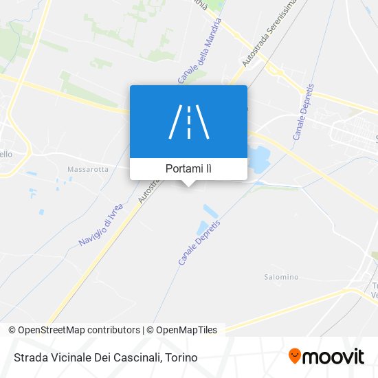 Mappa Strada Vicinale Dei Cascinali