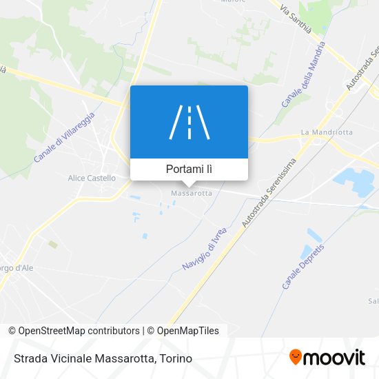 Mappa Strada Vicinale Massarotta