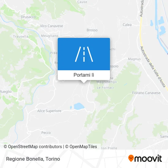 Mappa Regione Bonella