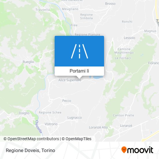 Mappa Regione Doveis