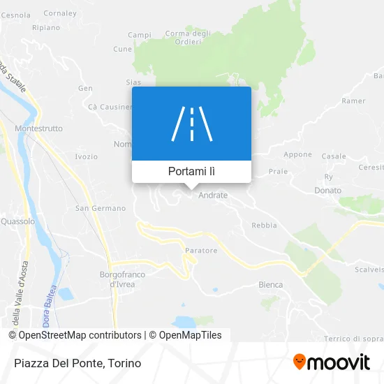 Mappa Piazza Del Ponte