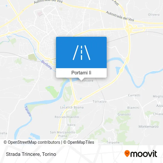 Mappa Strada Trincere