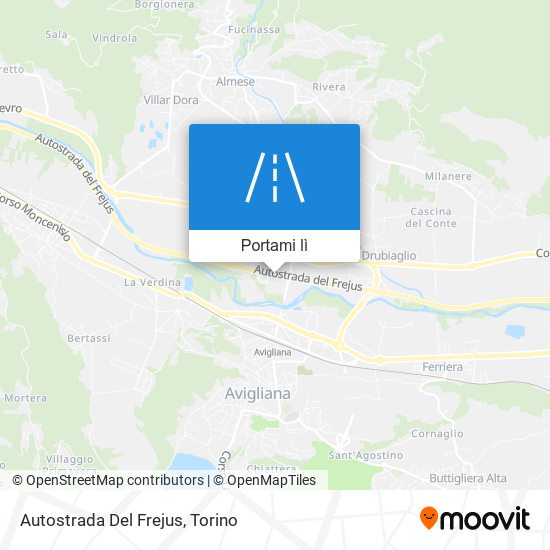 Mappa Autostrada Del Frejus