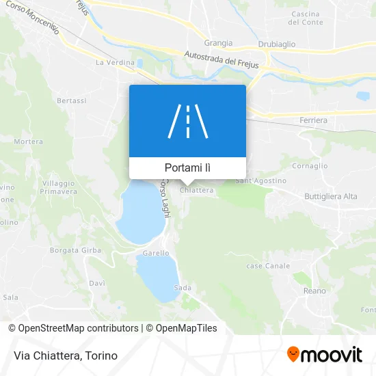 Mappa Via Chiattera