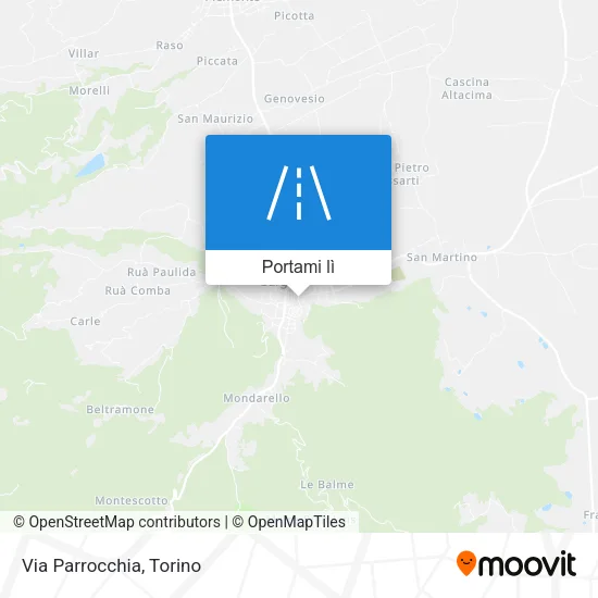Mappa Via Parrocchia