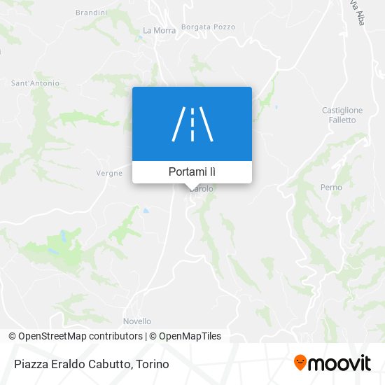 Mappa Piazza Eraldo Cabutto