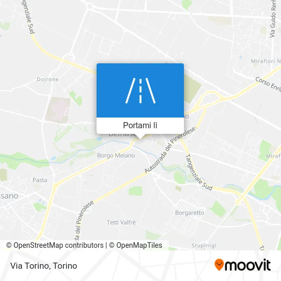 Mappa Via Torino