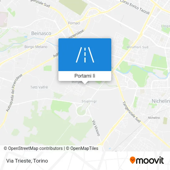 Mappa Via Trieste