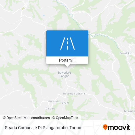 Mappa Strada Comunale Di Piangarombo
