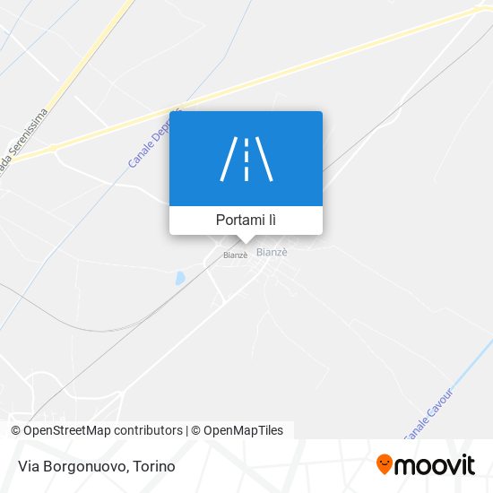 Mappa Via Borgonuovo