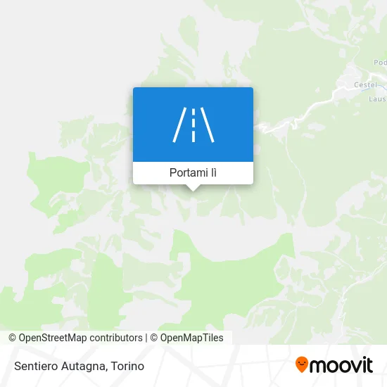 Mappa Sentiero Autagna
