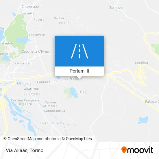 Mappa Via Allaas