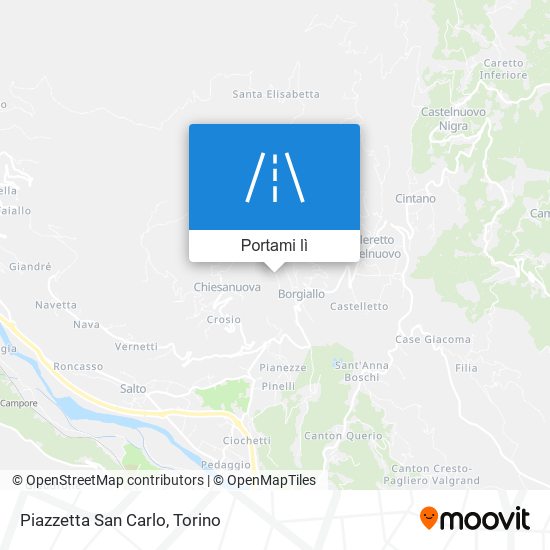 Mappa Piazzetta San Carlo