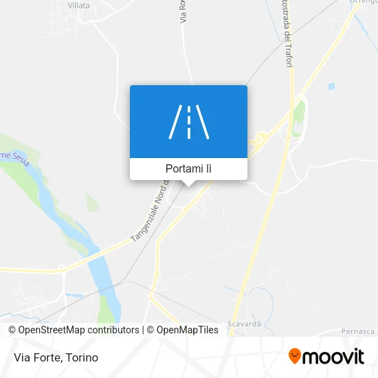 Mappa Via Forte