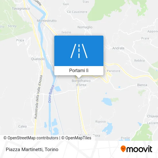 Mappa Piazza Martinetti