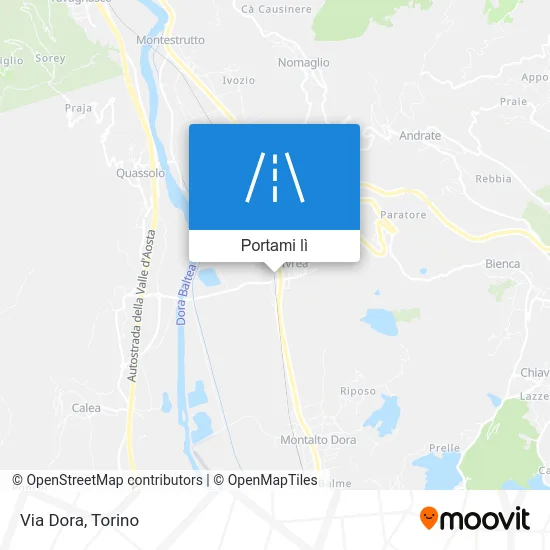 Mappa Via Dora