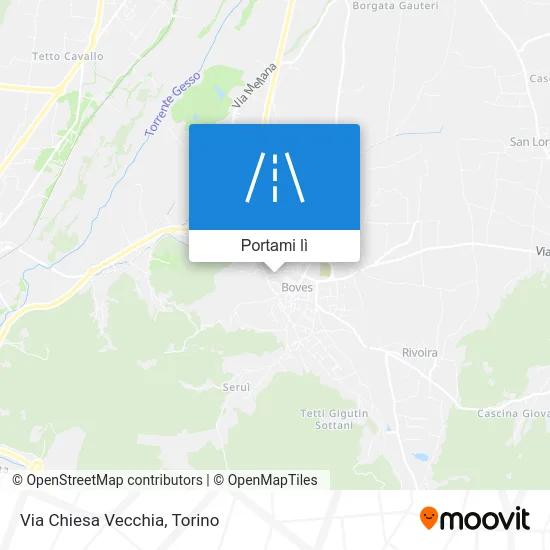 Mappa Via Chiesa Vecchia