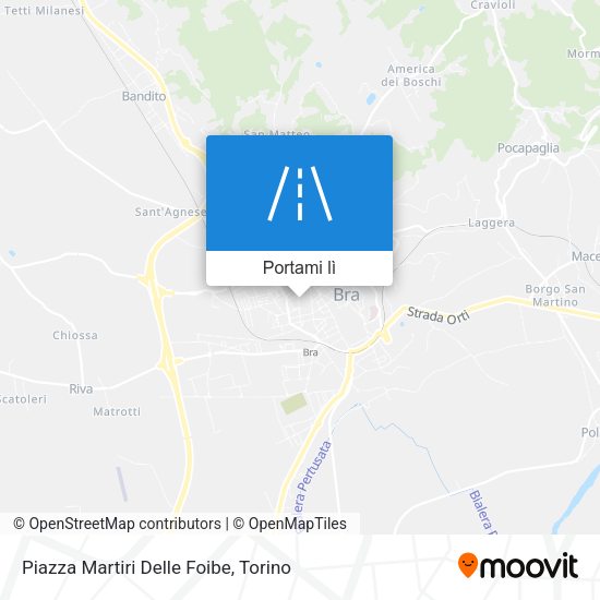 Mappa Piazza Martiri Delle Foibe