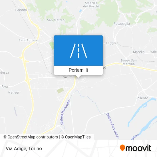 Mappa Via Adige